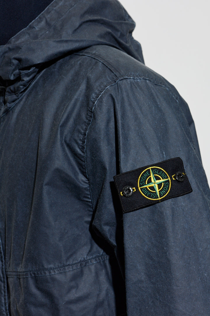 STONE ISLAND - Parka à capuche Bleu marine