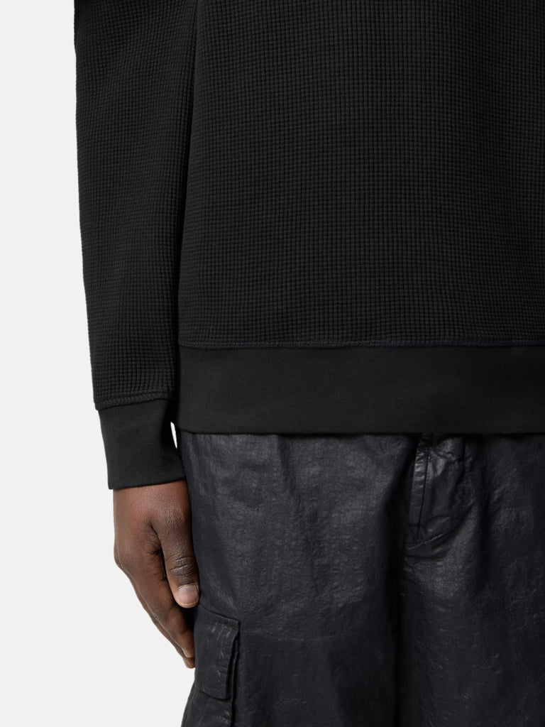 STONE ISLAND - Regular-fit Crewneck Sweatshirt Noir