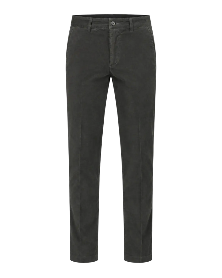 MASON'S - Pantalon chino Torino en velours côtelé Marron