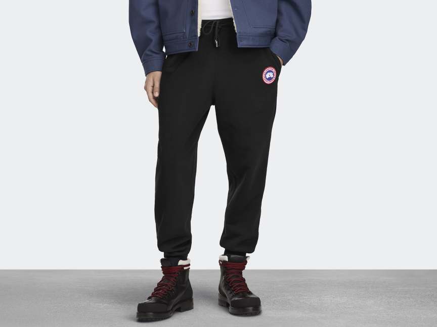 CANADA GOOSE - Pantalon de jogging Loon en coton biologique Noir