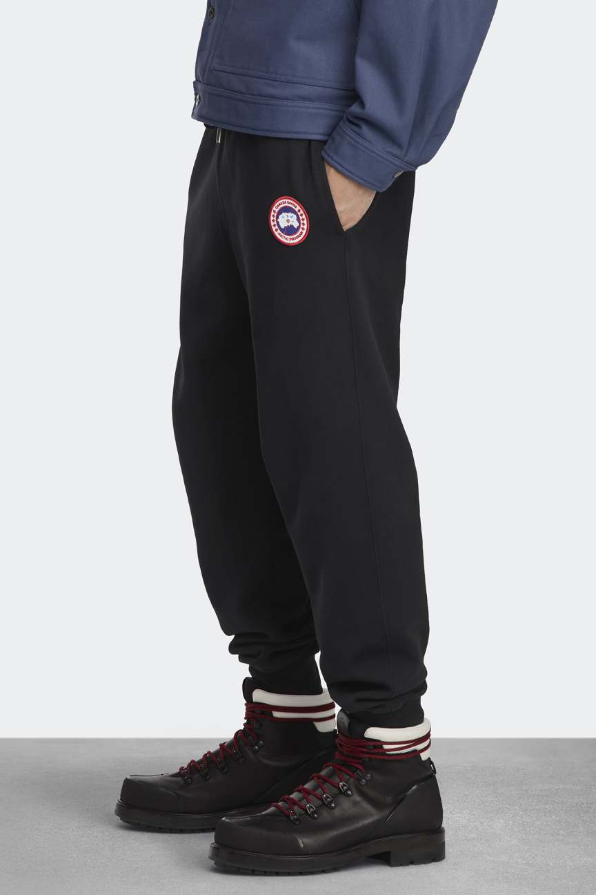 CANADA GOOSE - Pantalon de jogging Loon en coton biologique Noir