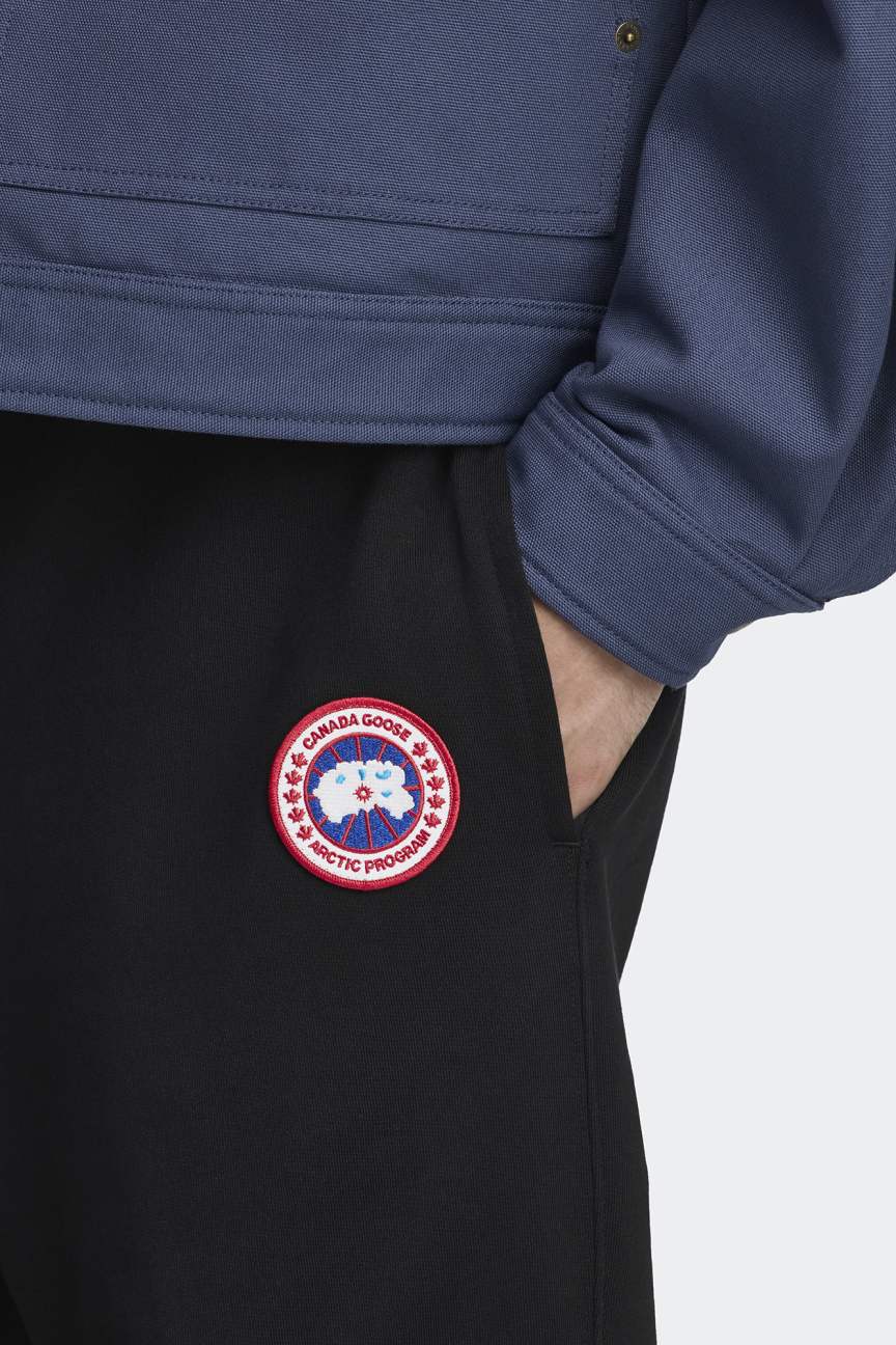 CANADA GOOSE - Pantalon de jogging Loon en coton biologique Noir