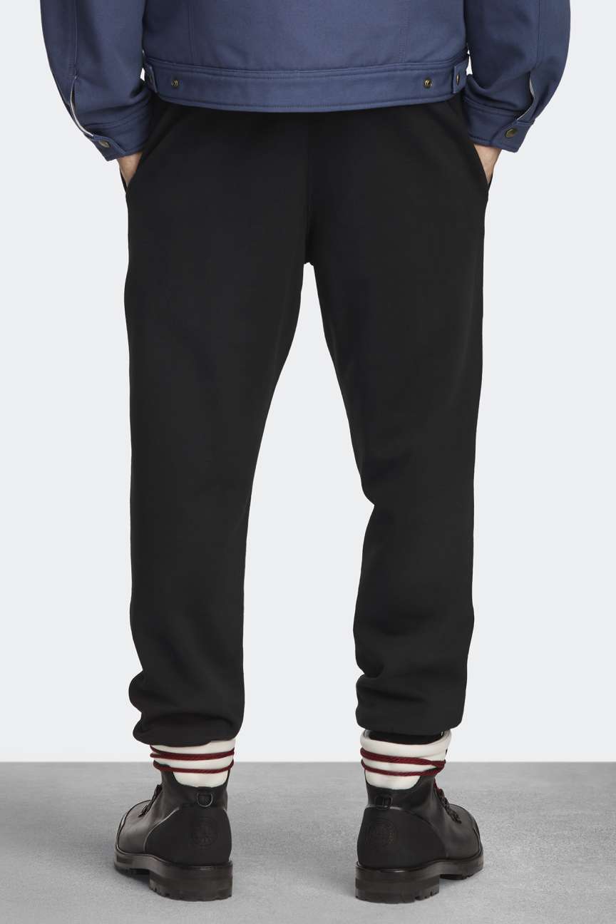 CANADA GOOSE - Pantalon de jogging Loon en coton biologique Noir