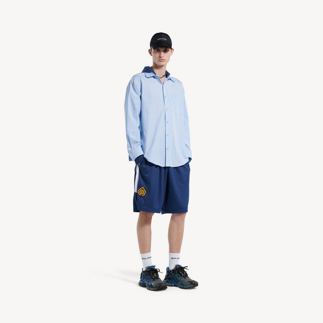 BALENCIAGA – Sneakers Runner Gradient Mesh Noir/Bleu/Gris
