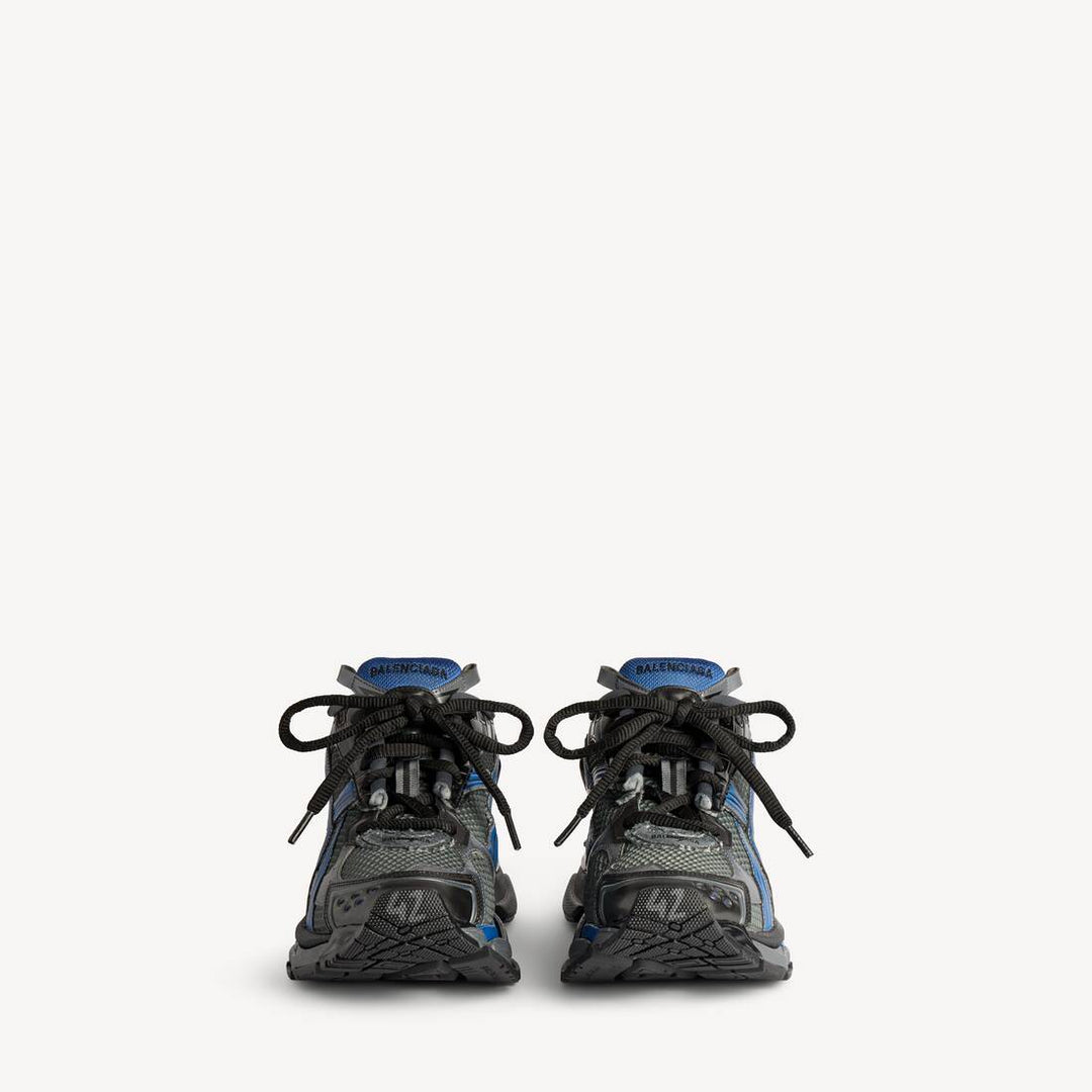 BALENCIAGA – Sneakers Runner Gradient Mesh Noir/Bleu/Gris