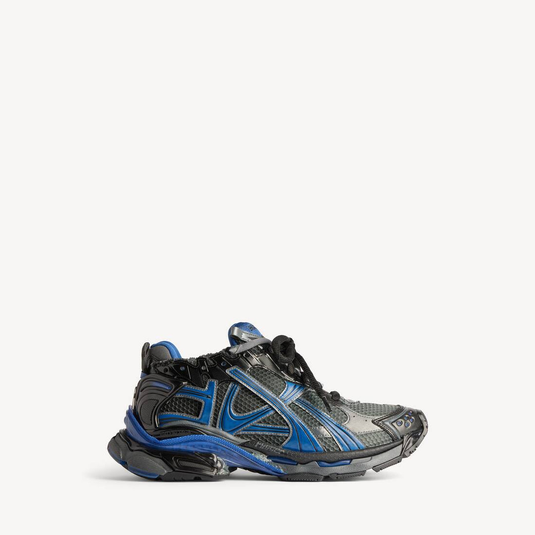 BALENCIAGA – Sneakers Runner Gradient Mesh Noir/Bleu/Gris