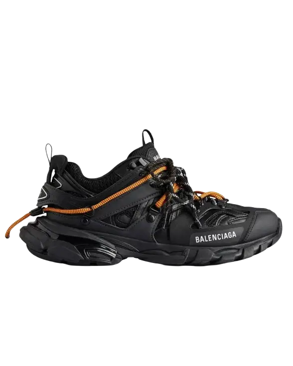 BALENCIAGA – Sneakers Track Trail Laces Noir et orange