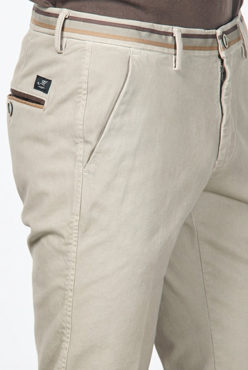 MASON'S - Pantalon chino Torino Winter Gris glacier