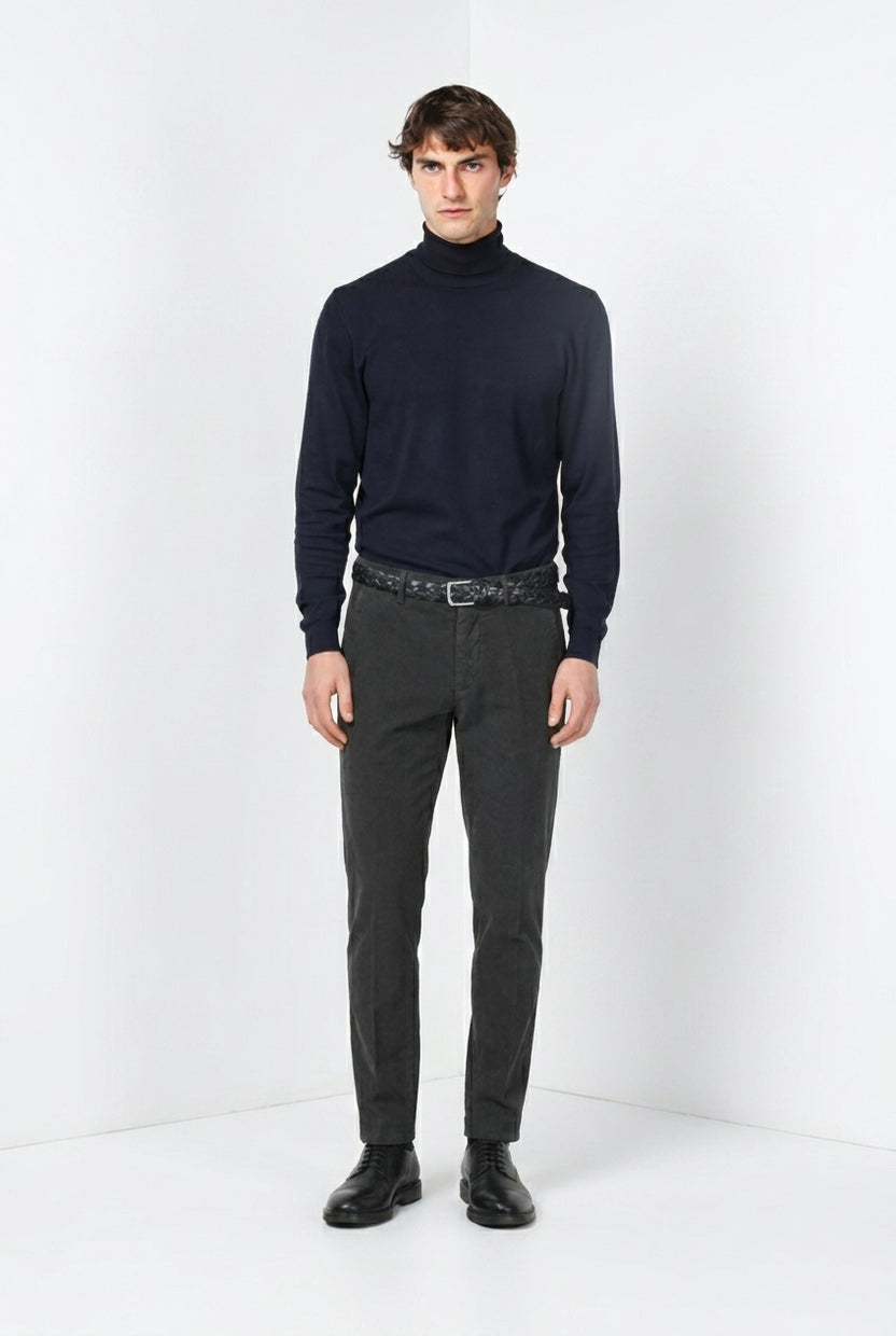 MASON'S - Pantalon chino Torino en velours côtelé Marron
