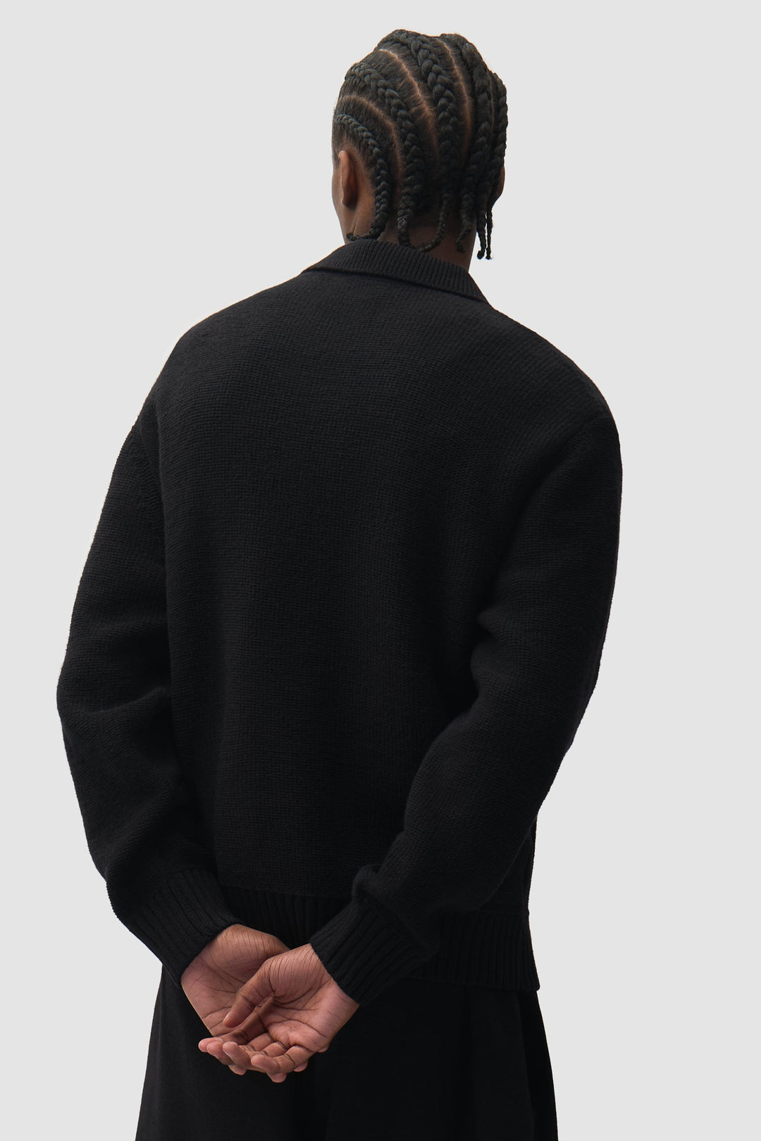 ARTE - Cardigan zippé Stencil Noir