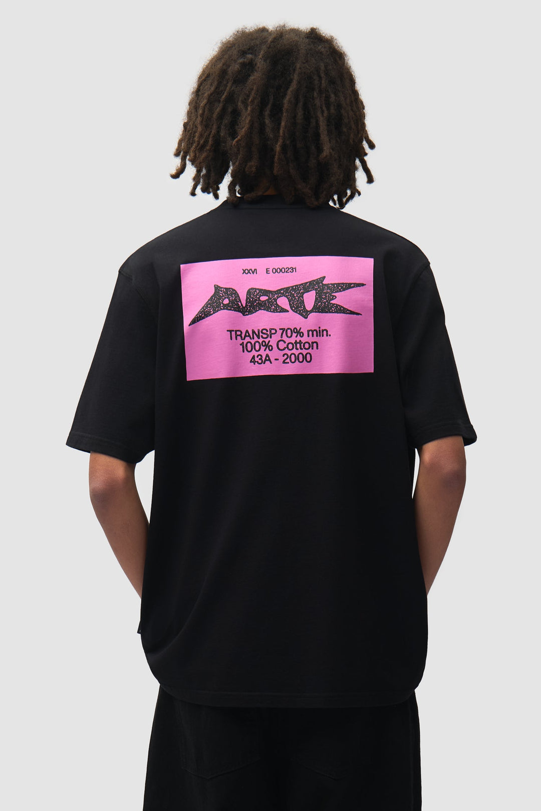 ARTE - T-shirt Composition Noir