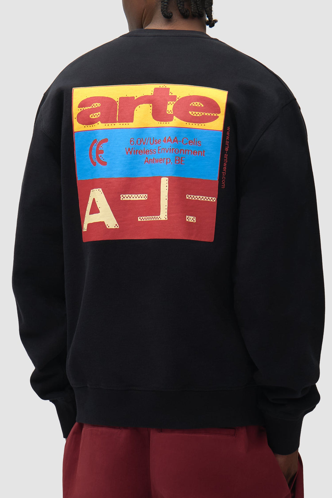 ARTE - Sweat Tricolor Serial Noir