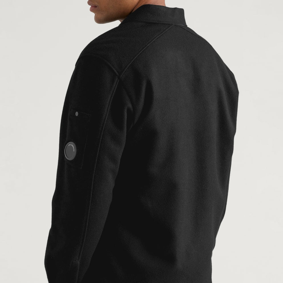 C.P. COMPANY - Surchemise Lens en laine Noir