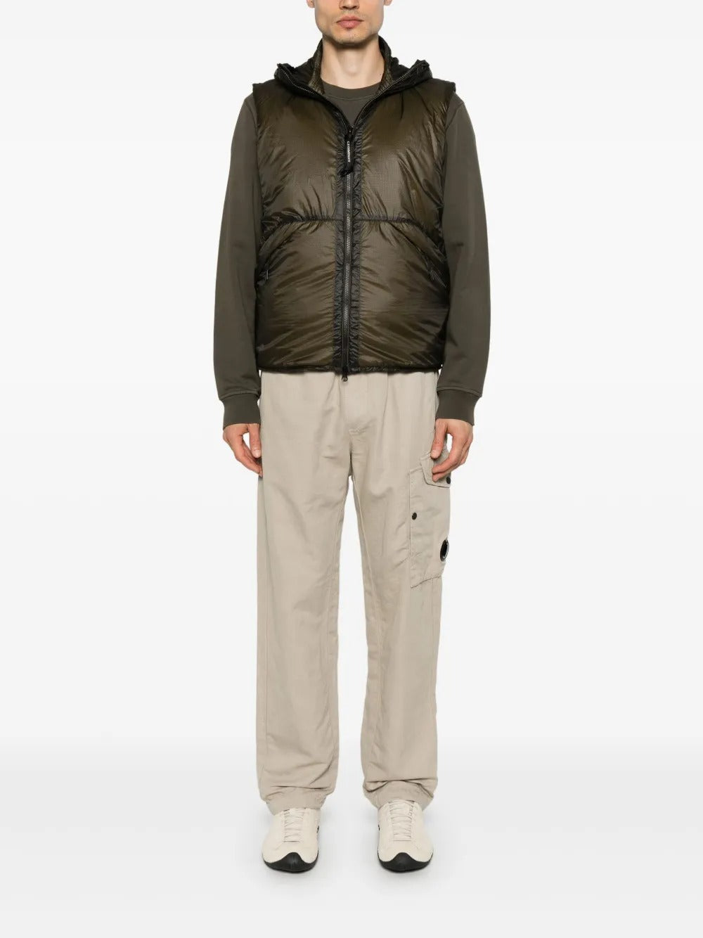 C.P. COMPANY - Pantalon Cargo Beige