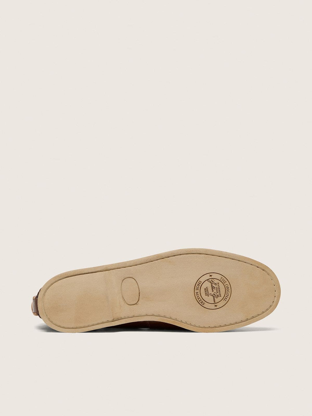 GOLDEN GOOSE - Mocassins Bateau Cruise en Cuir Brillant Marron Foncé