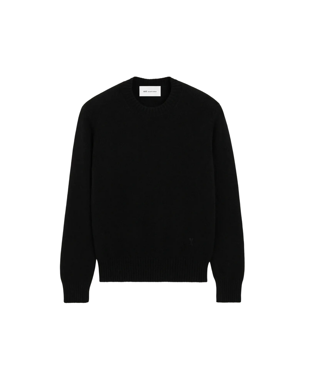 AMI PARIS - Pull Ami de Cœur en cachemire Noir