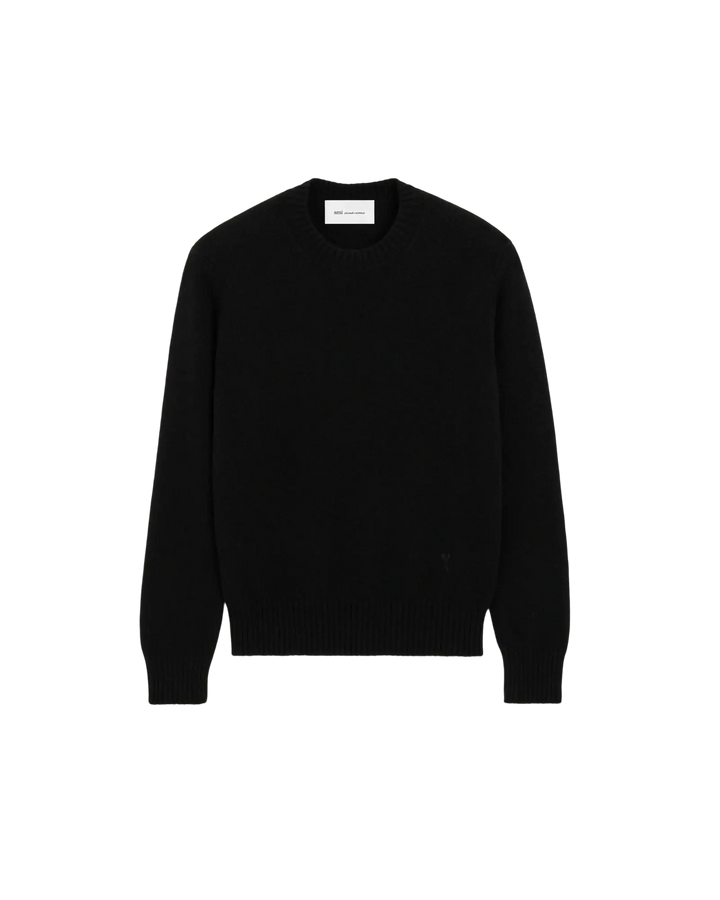AMI PARIS - Pull Ami de Cœur en cachemire Noir