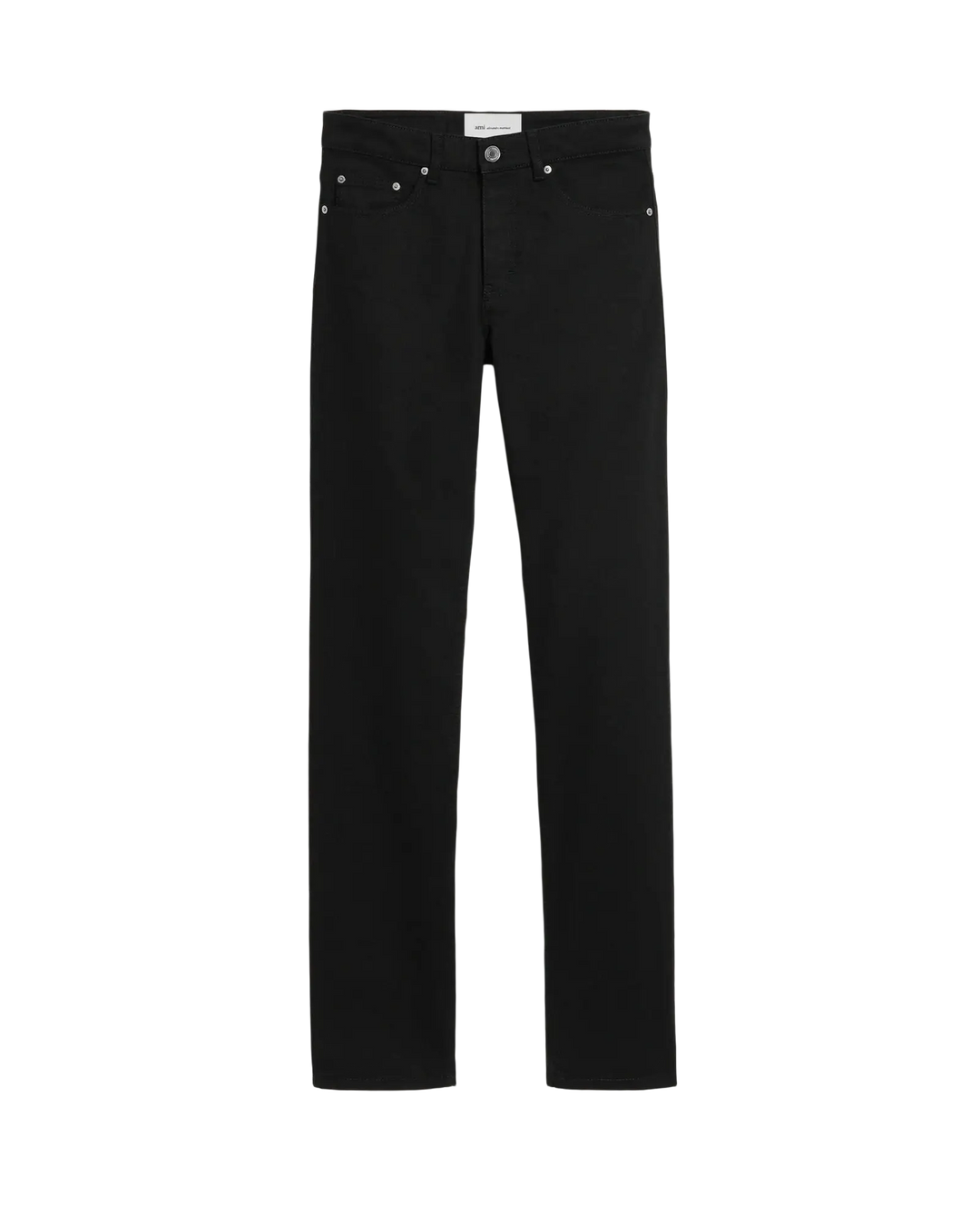 AMI PARIS - Jean coupe classique en denim Noir