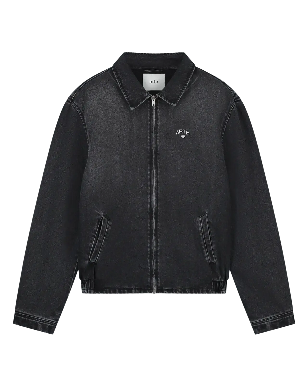 ARTE - Veste Washed Denim Classic Noir
