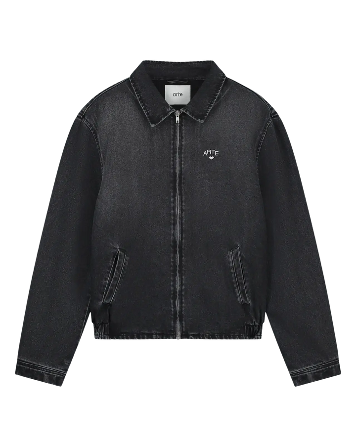 ARTE - Veste Washed Denim Classic Noir