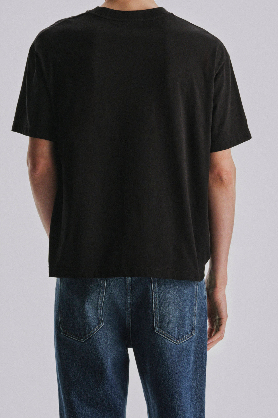THE ROW - T-shirt Madoc en jersey de coton Noir