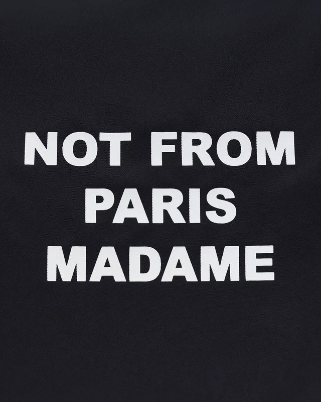 DRÔLE DE MONSIEUR - Sac de sport nylon Slogan Noir