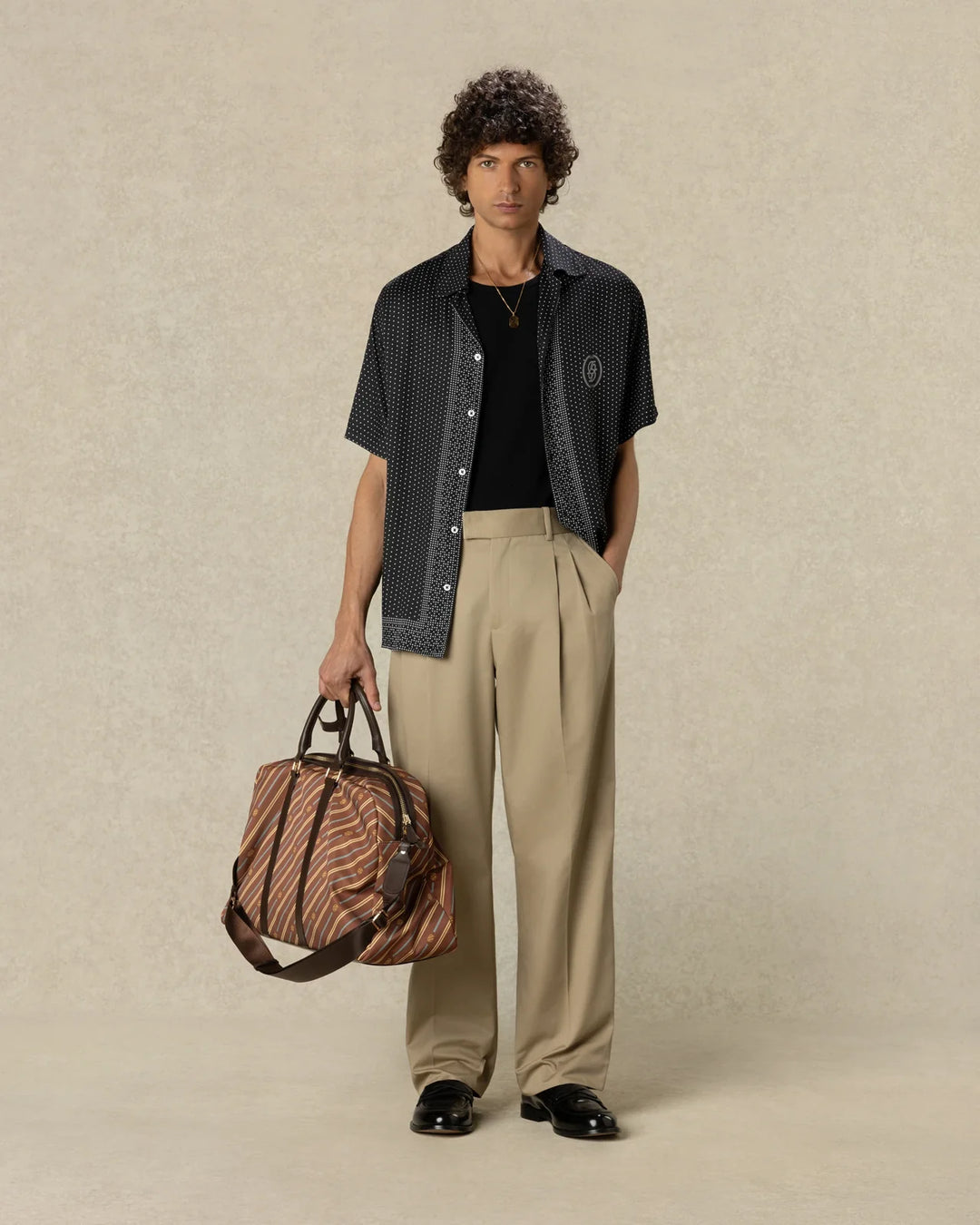 DRÔLE DE MONSIEUR - Pantalon Golfer Gabardine Beige