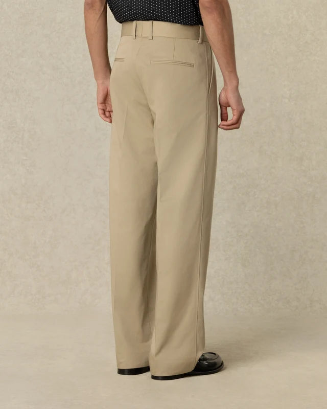 DRÔLE DE MONSIEUR - Pantalon Golfer Gabardine Beige