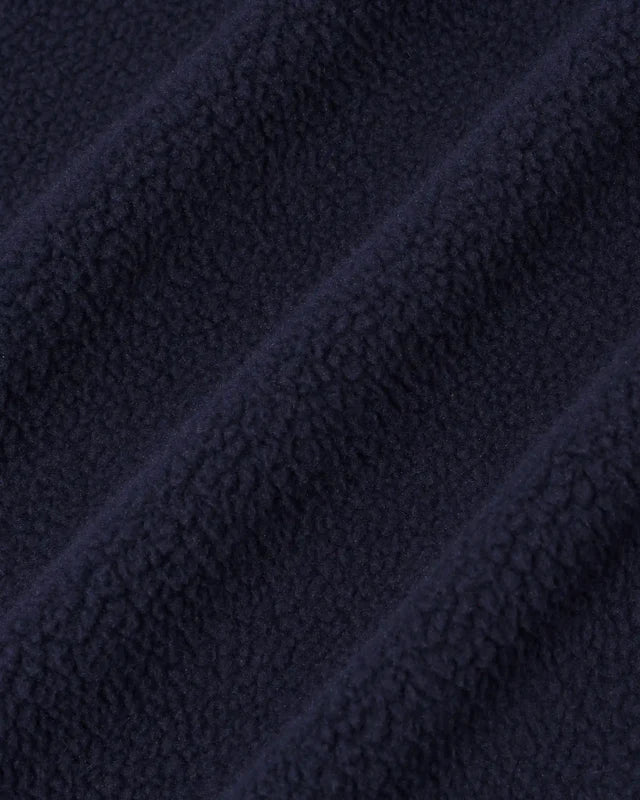 DRÔLE DE MONSIEUR - Veste Zippée Sherpa Slogan Bleu marine