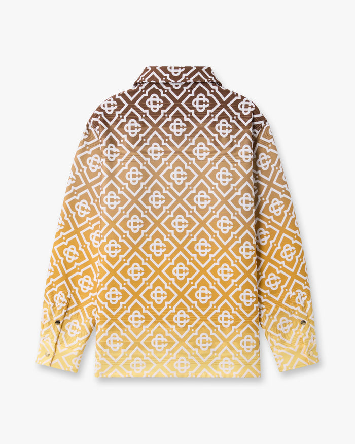 CASABLANCA - Veste-Chemise Monogramme Dégradé Beige