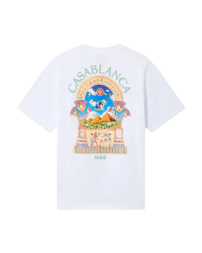 CASABLANCA - T-shirt Egyptian L'Arche Blanc