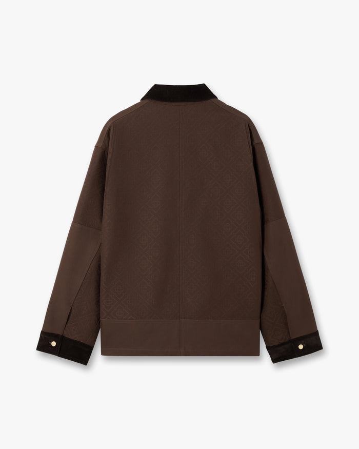 CASABLANCA – Veste safari Workwear Marron foncé