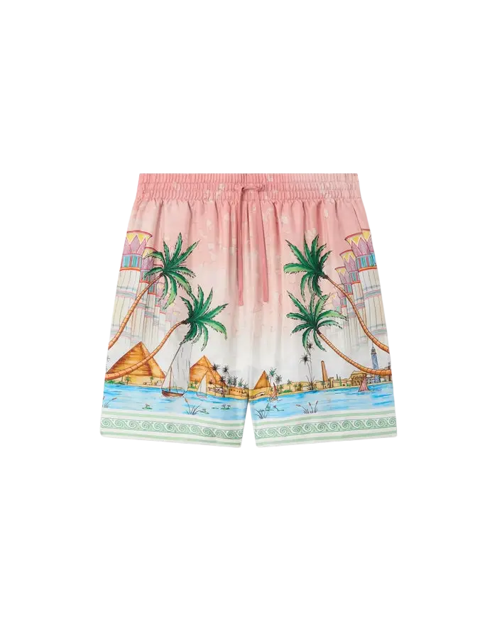 CASABLANCA - Short en Soie Ethereal Rose