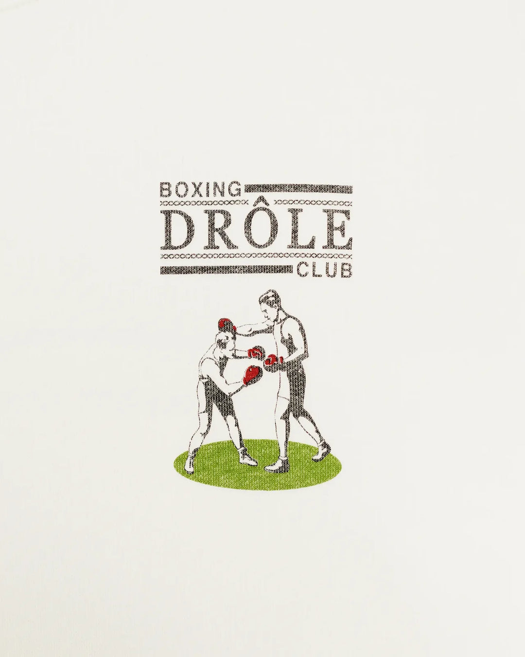 DRÔLE DE MONSIEUR - Sweat Boxing Club Blanc cassé
