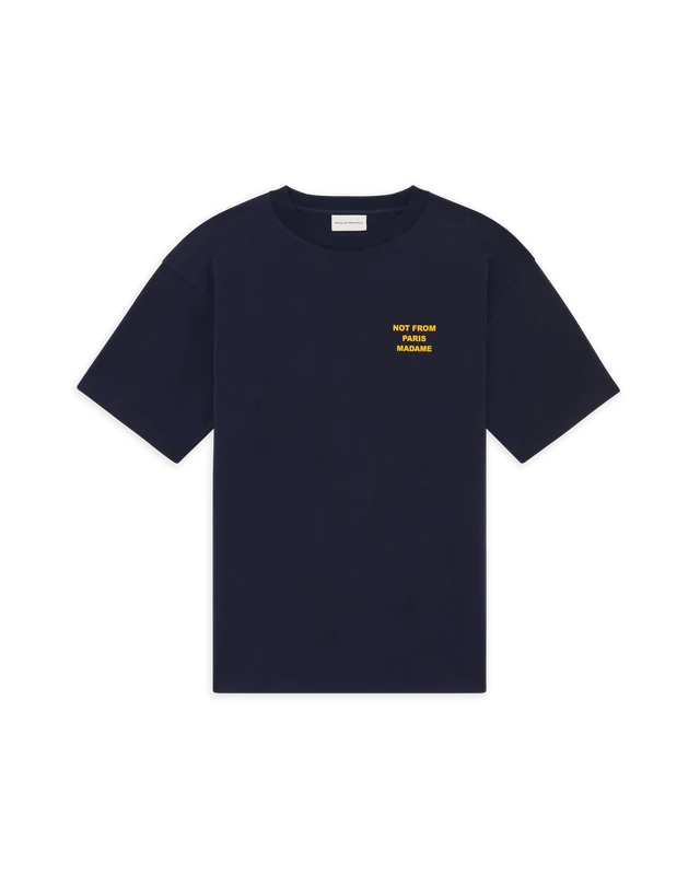 DRÔLE DE MONSIEUR - T-shirt Slogan Bleu marine