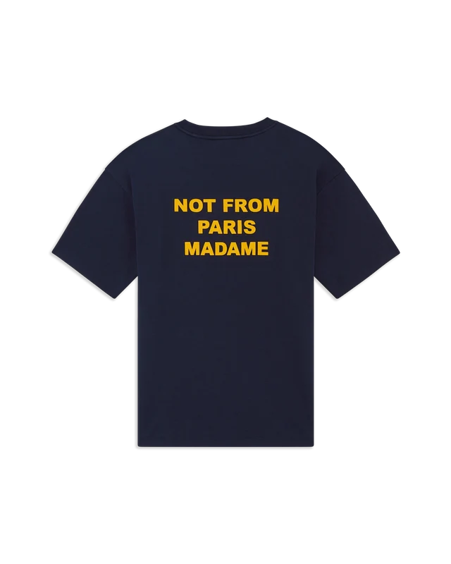 DRÔLE DE MONSIEUR - T-shirt Slogan Bleu marine