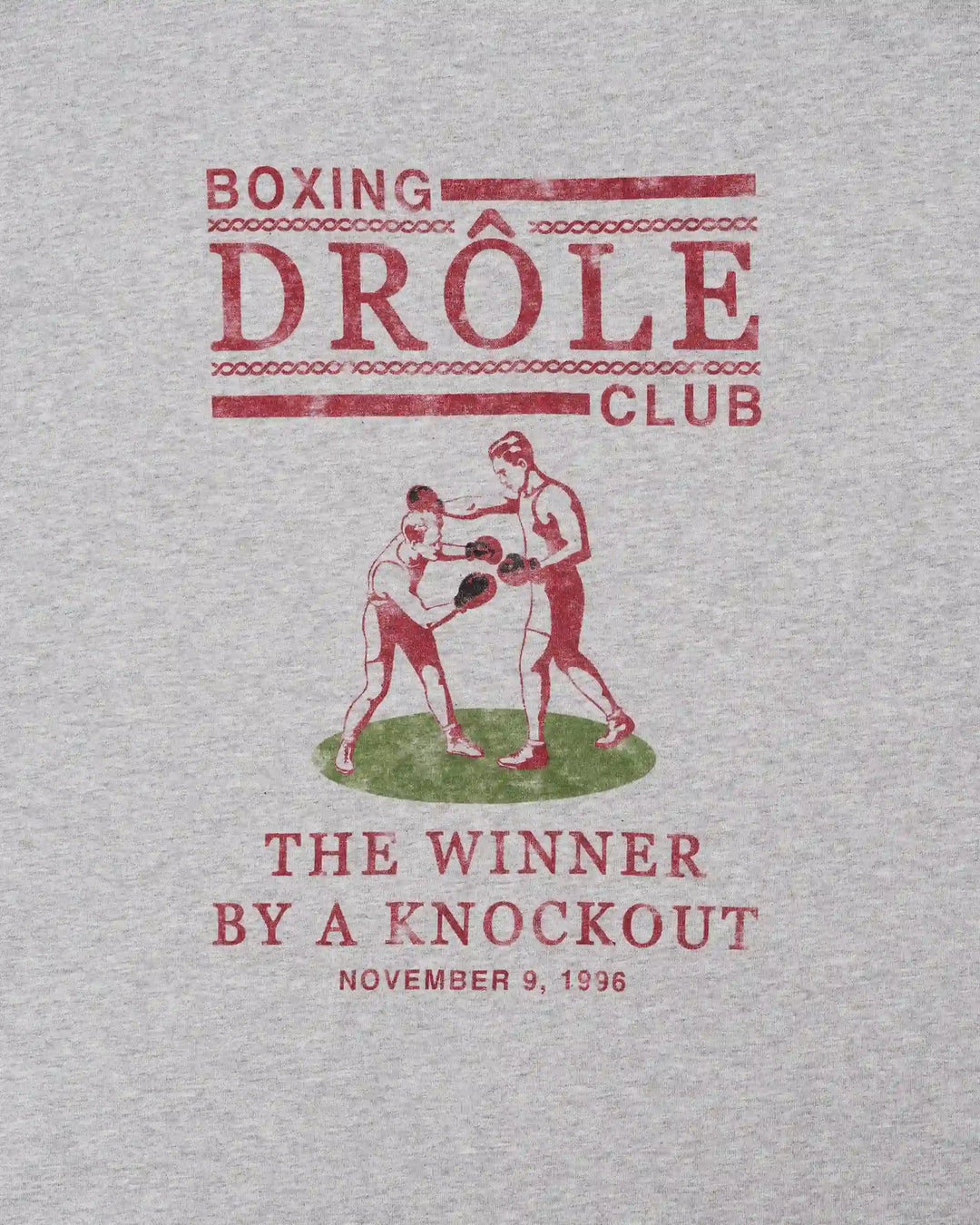 DRÔLE DE MONSIEUR - T-shirt Boxeurs Drôle Gris chiné