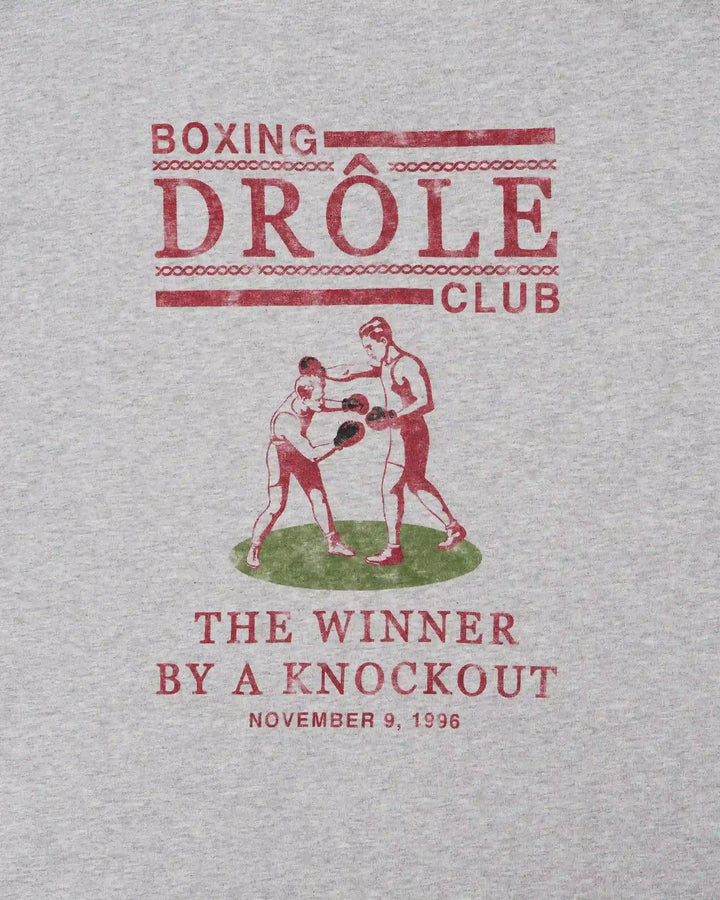 DRÔLE DE MONSIEUR - T-shirt Boxeurs Drôle Gris chiné