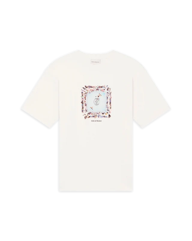 DRÔLE DE MONSIEUR - T-shirt Boxeurs Ring Blanc cassé