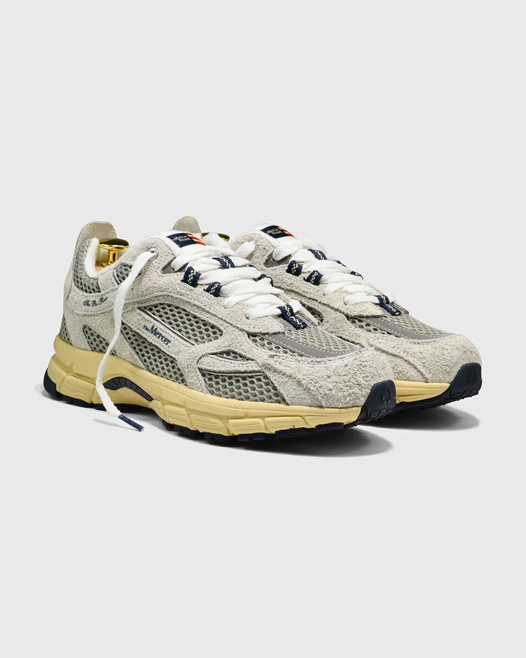 MERCER - Baskets The Re-Run Americana Blanc cassé