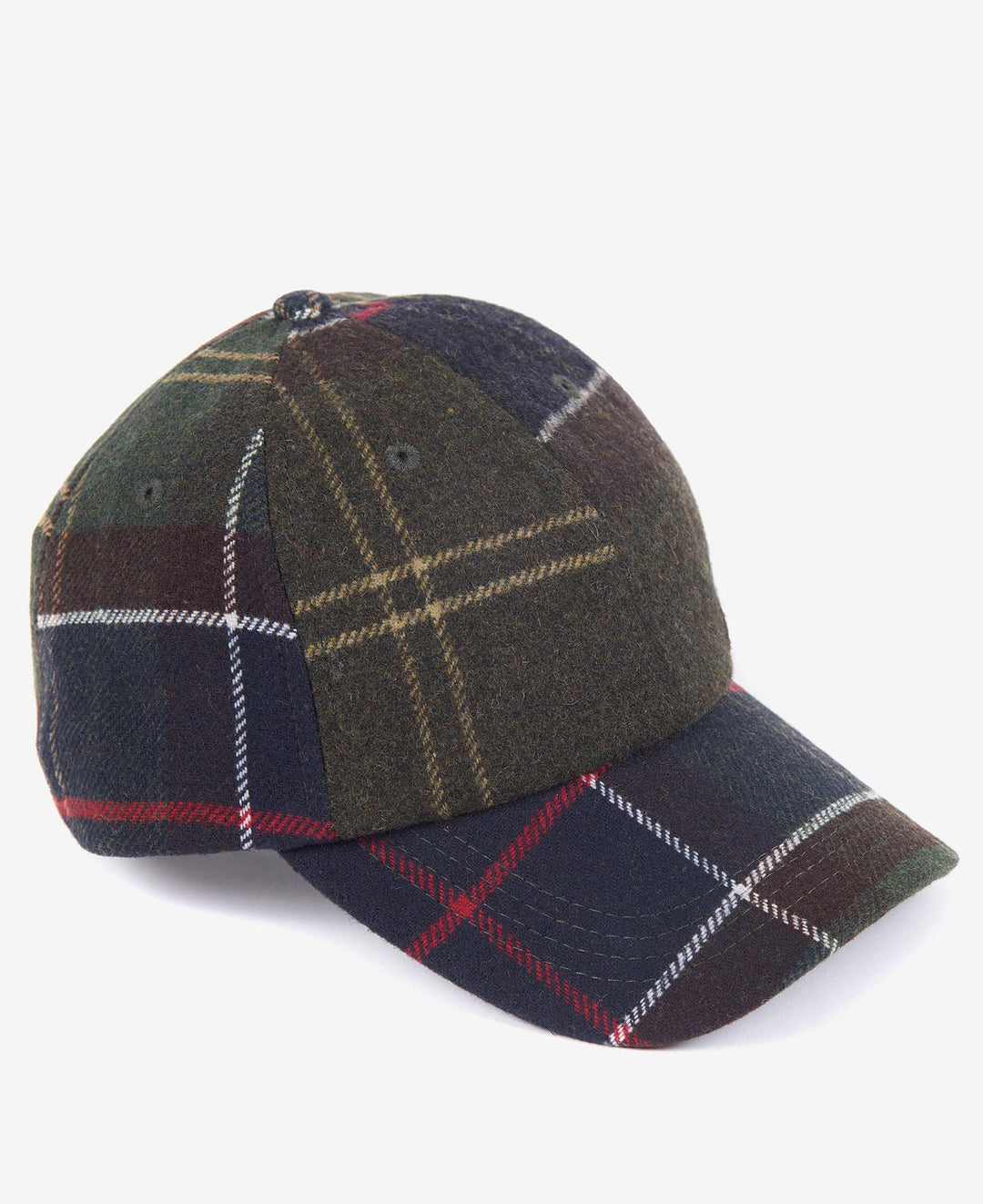 BARBOUR - Casquette Galingale Tartan Classique / Vert forêt