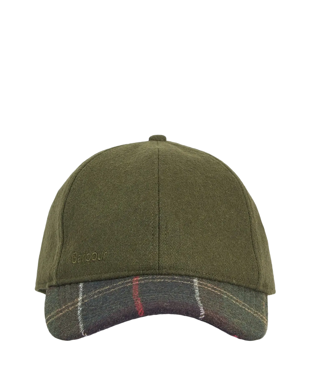BARBOUR - Casquette Roker Vert forêt / Tartan Classique