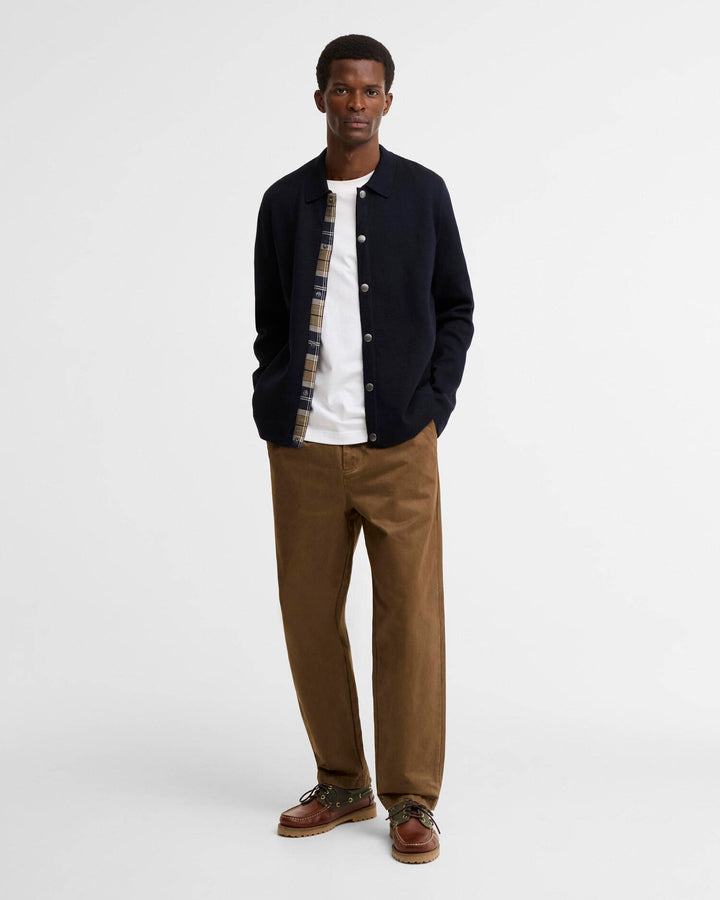 BARBOUR - Cardigan Florcombe Bleu marine
