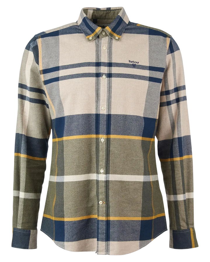 BARBOUR - Chemise Iceloch à carreaux Vert forêt