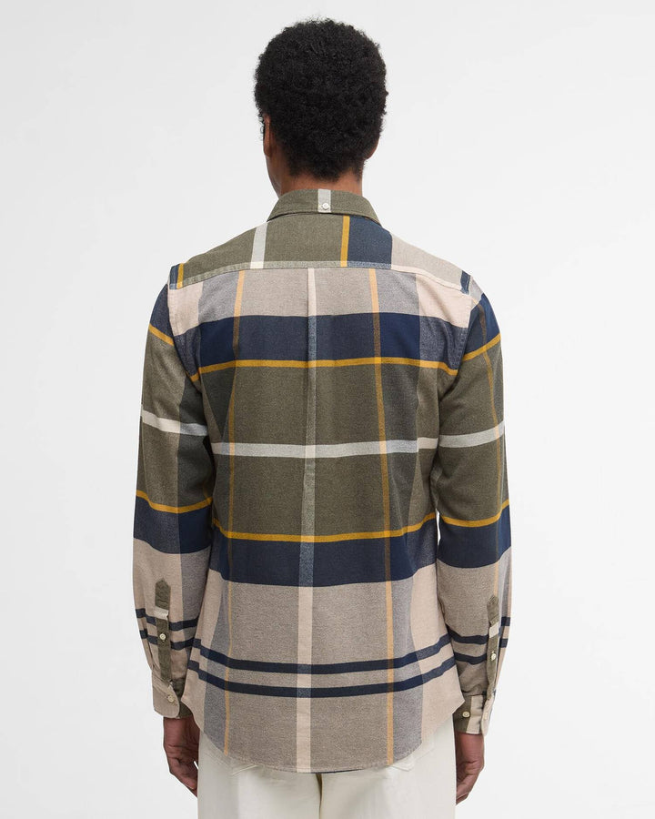 BARBOUR - Chemise Iceloch à carreaux Vert forêt