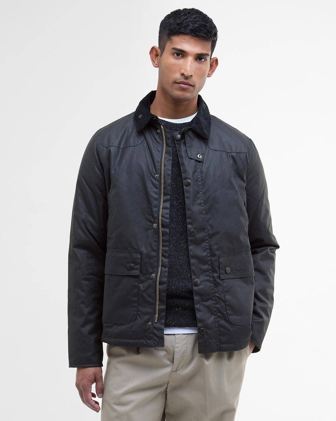 BARBOUR - Veste cirée Reelin Bleu marine