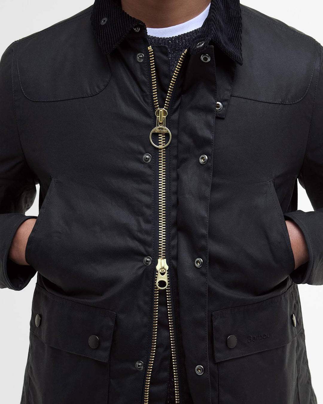 BARBOUR - Veste cirée Reelin Bleu marine