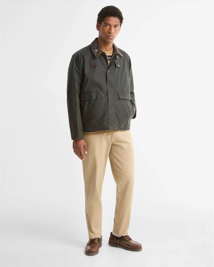 BARBOUR - Veste cirée Icons Spey Vert sauge