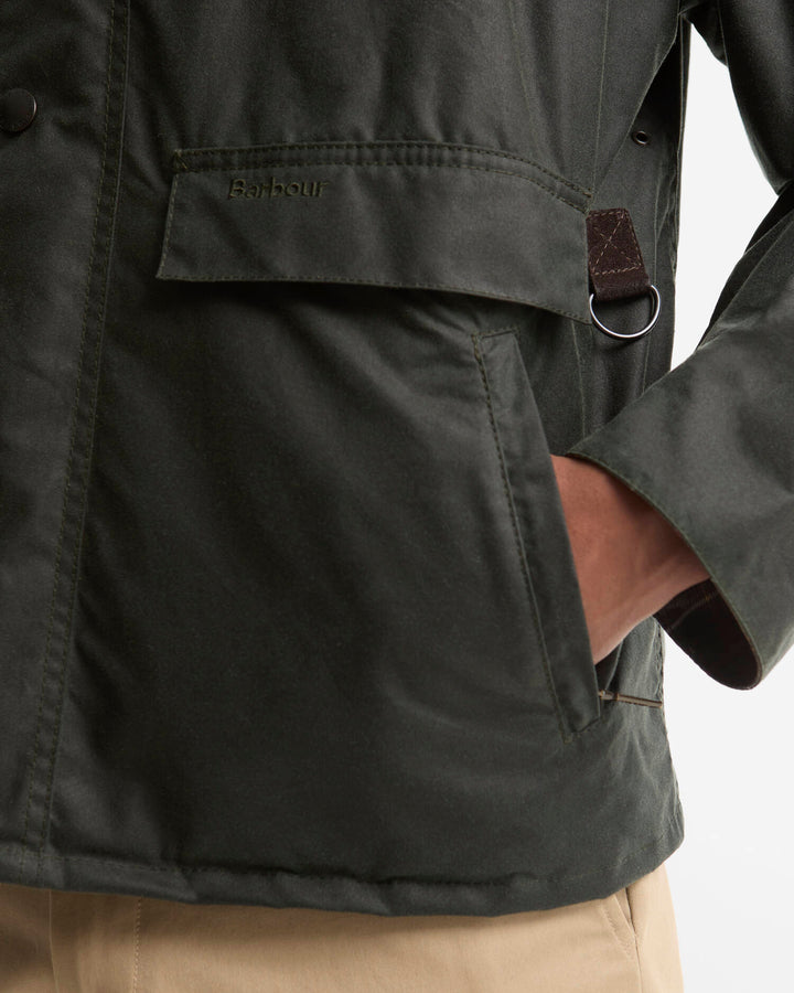 BARBOUR - Veste cirée Icons Spey Vert sauge