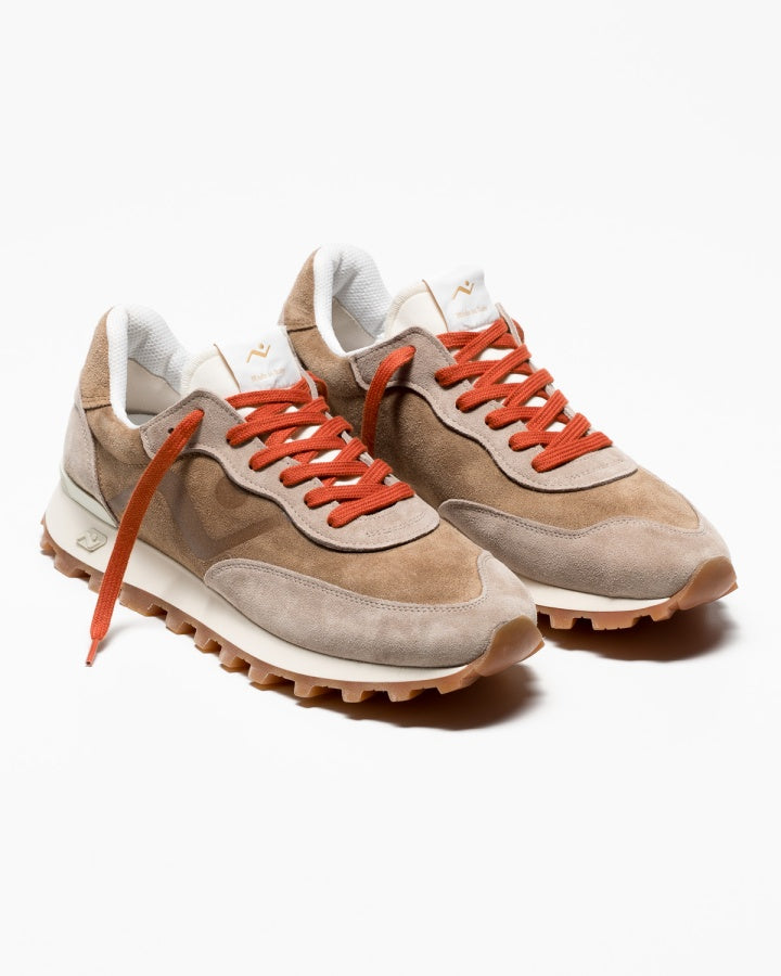 NOMAP - VELOCE Water Washed Suede Camel / Taupe